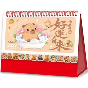 好运自来-十三张纳米UV时尚花边艺术台历